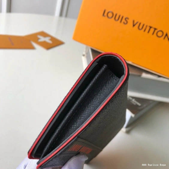 Aaa replica bags BRAZZA VUITTON LOUIS WALLET 0802